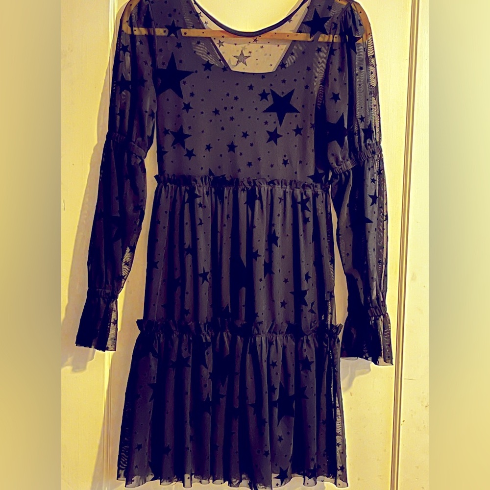 Little black dress with a witchy twist